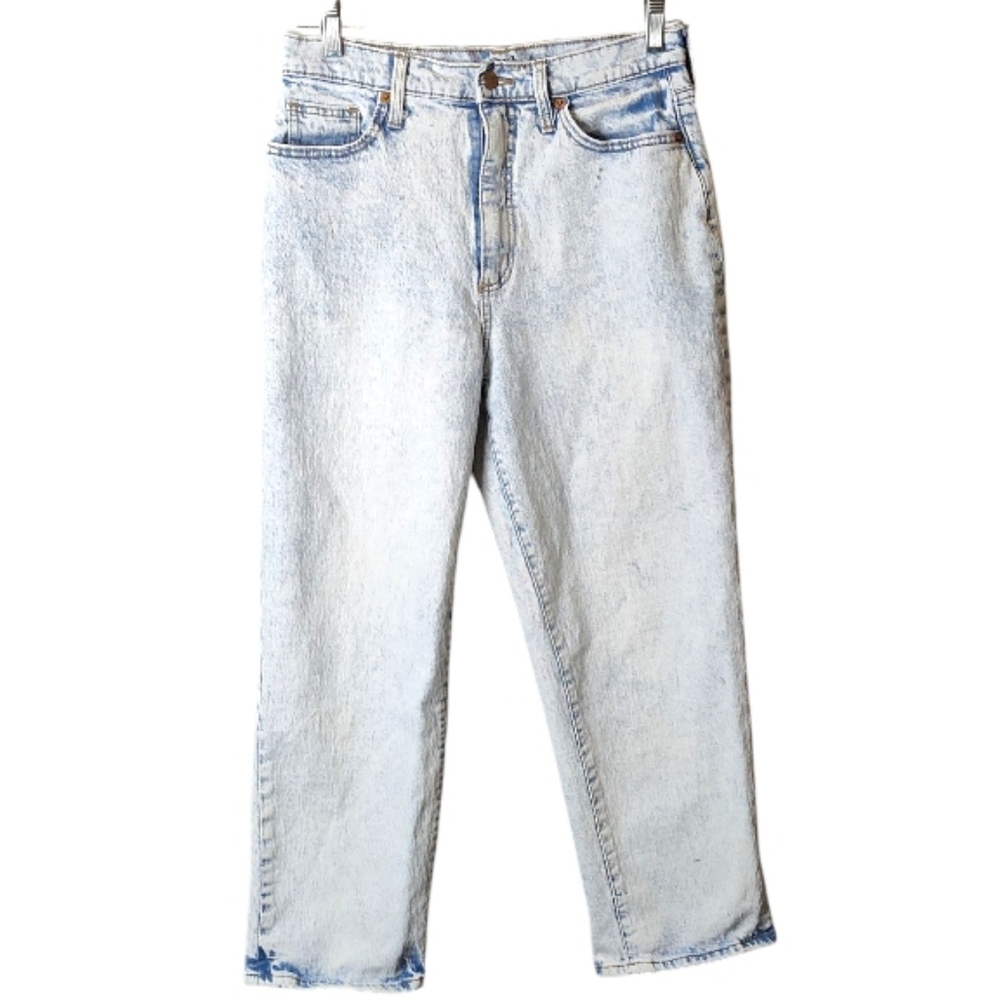 Universal Thread High-Rise "Vintage Straight" Acid Wash Jeans Size 10/30